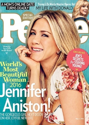 Jennifer Aniston é eleita a mulher mais bonita do mundo pela "People"