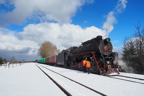 Test run of L-5289 steam locomotive ©  trolleway