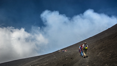 Ascending Mount Etna ©  kuhnmi