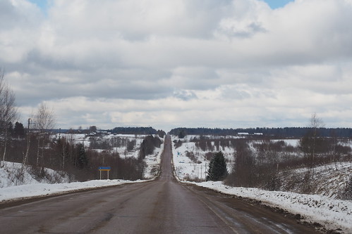 Torzok - Ostashkov highway ©  trolleway
