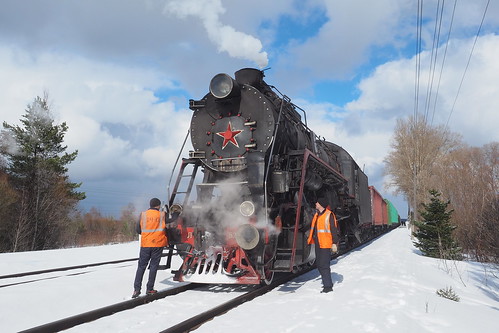 Test run of L-5289 steam locomotive ©  trolleway