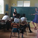 Students in the Dominican Republic