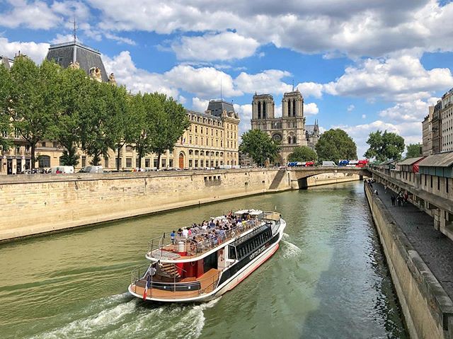: Paris is a long calm river.