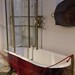 Victoriaanse douche-bad combinatie afkomstig van een schip, Swansea Museum