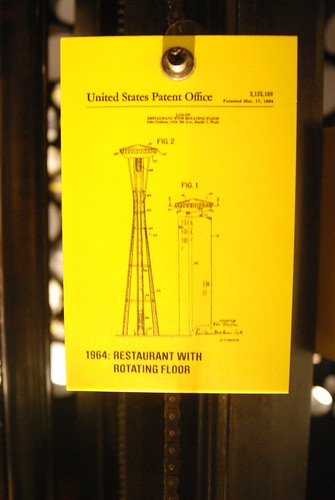 Space Needle restaurant patent, MOHAI ©  Michael Neubert