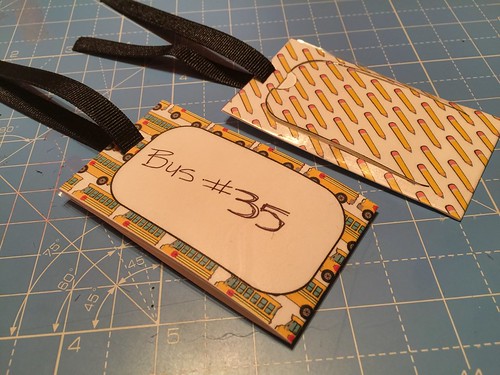 finished backpack tags