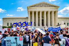 2018.06.26 Muslim Ban Decision Day, Supreme Court, Washington, DC USA 04041