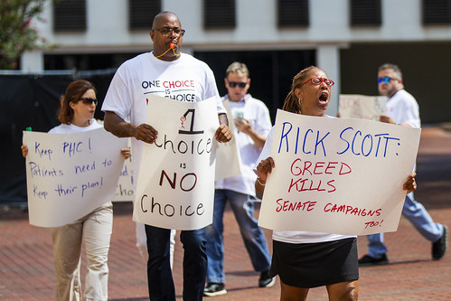 Governor Rick Scott Protest, Tallahassee