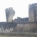 Caerphilly Castle, leaning tower