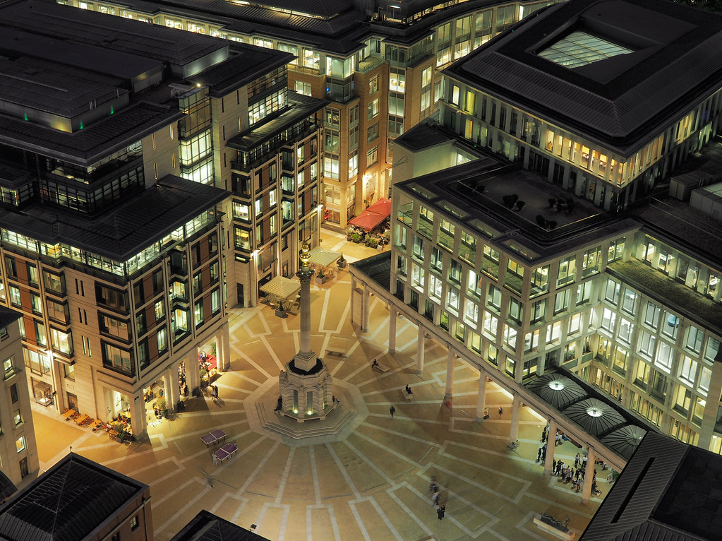: Paternoster Square, view from St. Paul's Cathedral