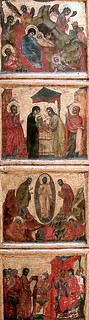 IMG_1113D X Venise  vers 1300-1310 Triptych with the Virgin and Child  Triptyque avec la Vierge et l'Enfant Madrid  Musée Thyssen Bornemisza