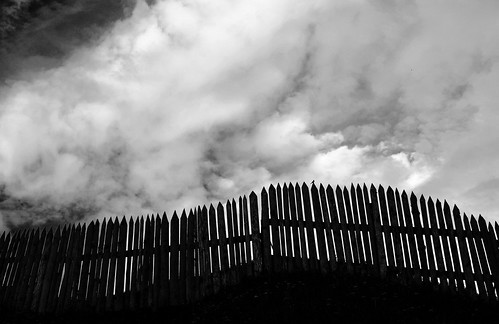 DP2Q8766. Picket Fence under Cloudy Skies ©  carlfbagge