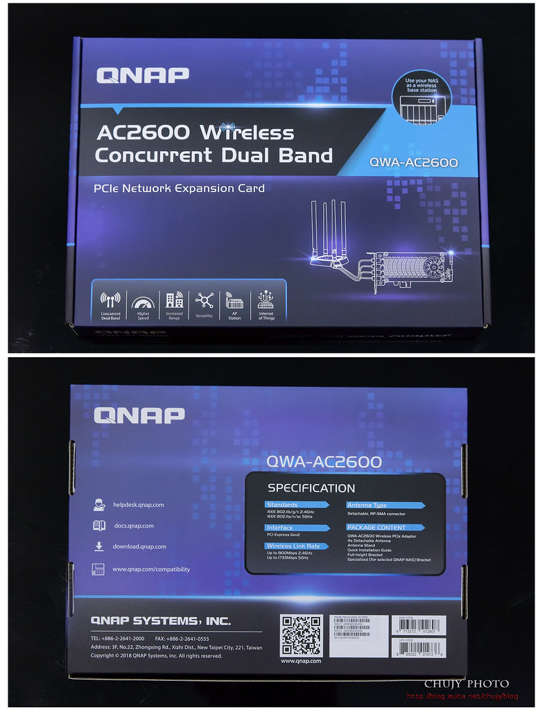 (chujy) QNAP_TS251B + QWA-AC2600 無線網卡 建構家庭無線影音超簡單