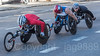 2018 TCS New York City Marathon - Men Wheelchair Athletes on Fifth Avenue in Central Harlem, Manhattan NYC