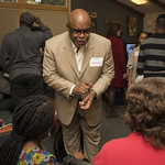<b>IMG_1178</b><br/> Alumni and students gather to talk and eat in Norby House as part of the CIES Student Reception for Homecoming week. By Vicky Agromayor.<a href=https://www.luther.edu/homecoming/photo-albums/photos-2018/