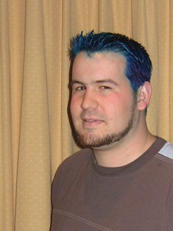 I have blue
hair!