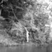 Rope swing over the boating lake at Camp Old Indian - John Moran