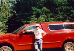 Mel and his pickup truck 2000