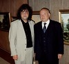На персональной выставке в Совете Федерации с Мэром Москвы  Юрием Михайловичем Лужковым