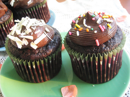 27th birthday chocolate cupcakes