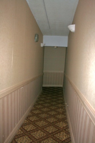 The slanted hallway