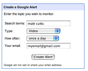 Google Video Alerts