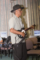 Yehuda Kaysar playing Guitar Hero