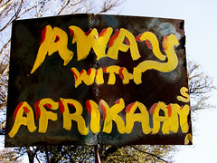Away with Afrikaans
