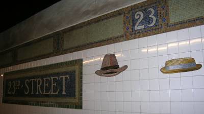 23rd St. Subway in Manhattan..I tried to