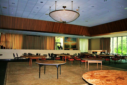 Conference area behind the dining room