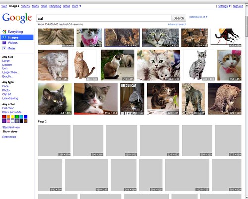 Google Image Search Blank Bug
