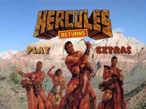 Hercules Returns DVD - MainMenu