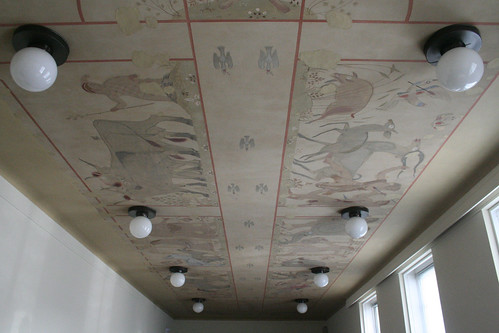 Painted ceiling