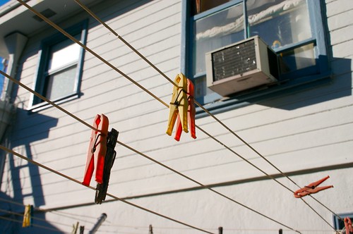 neighbors clothespins