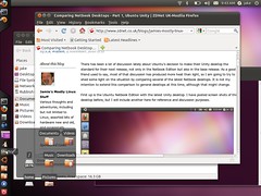 My homebrew Unity desktop