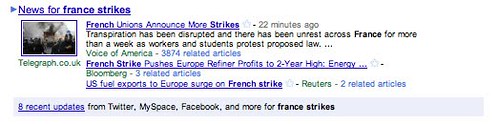 france strikes