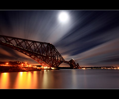 Forth Rail Bridge - Moonlight