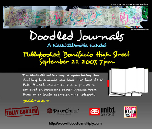 WeeWillDoodle Exhibit @ Fully Booked