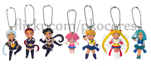 Z[[X^[Y Sailormoon Stars Keychain Set