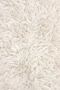 White Furry Rug Background