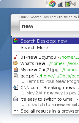 Google Desktop Linux