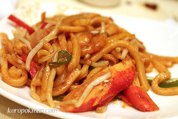 7th Course: Fried Udon Noodles with Seafood