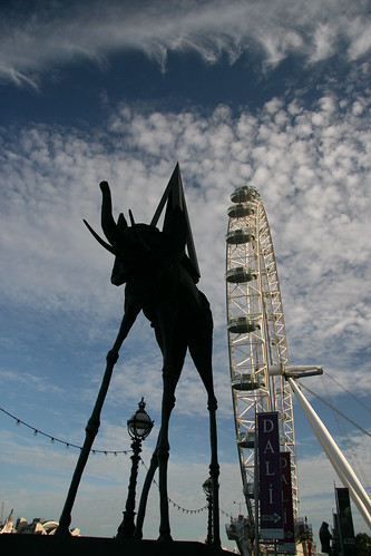 Salvadore Dali and the London Eye