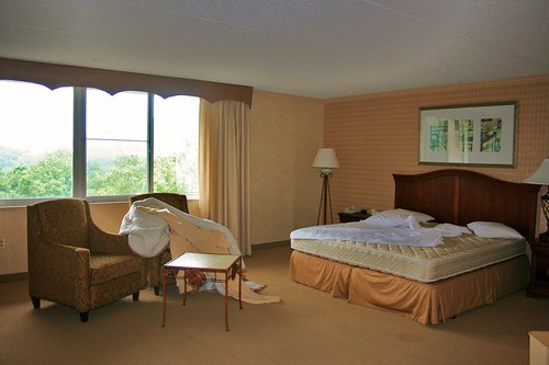 Typical guest room in smaller tower