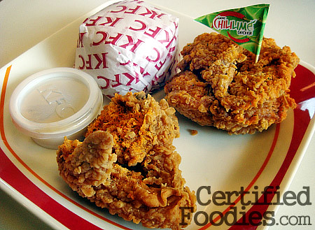 2 piece KFC Chili Lime Chicken meal - CertifiedFoodies.com