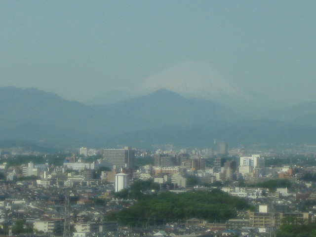 ついに　先日の（土）に部屋から富士山見え...