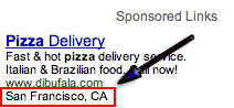 pizza local ads