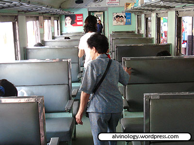 interior of train