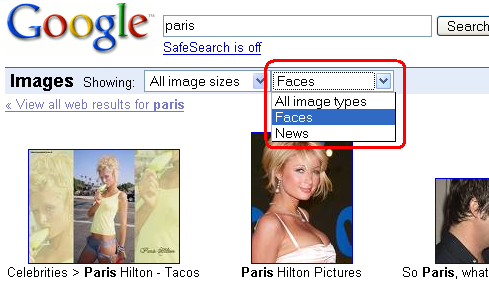 Google Image Typ Recognition