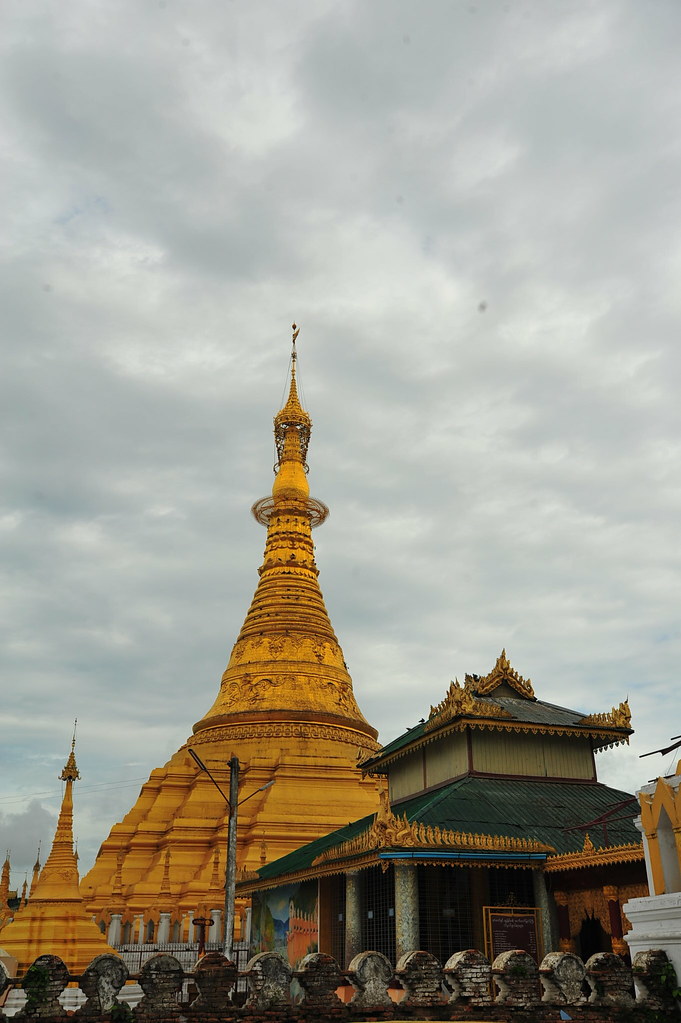 Myanmar is known for its glorious golden stupas...